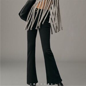 Anthropologie The Icon Flare Jeans by Pilcro black 23